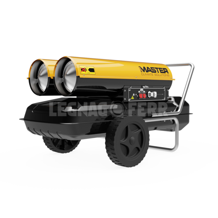 Master B 300 Generatore di Aria Calda 900/1800 m3/h Riscaldamento Diretto a Gasolio Diesel  in metallo, color giallo nero