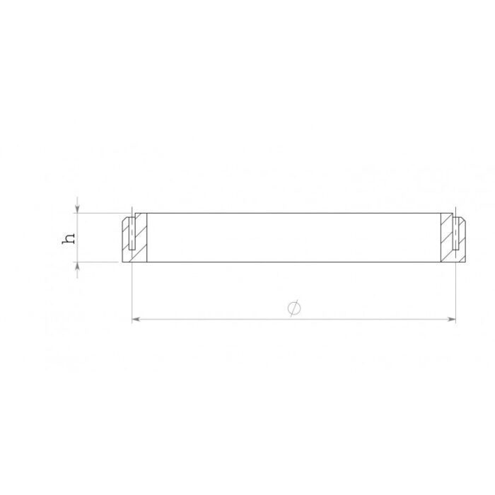 Guarnizione in Silicone per RACS Raccordo a "T" Stufe Pellet D.80 Apros - GUAS2 - immagine 2