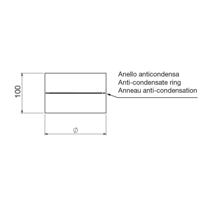 Manicotto Femmina - Femmina Acciaio Nero Apros - FEMM - immagine 3