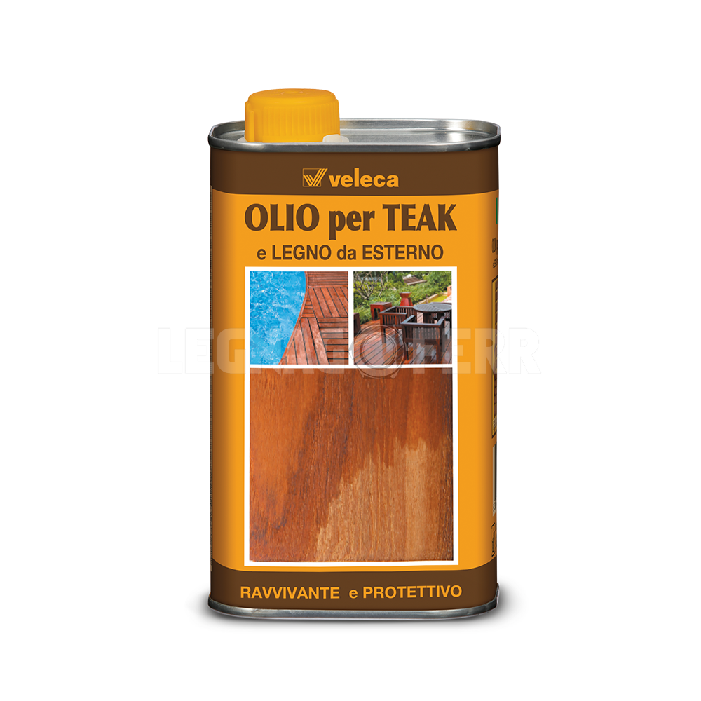 Olio per Teak Speciale per Legno Esotico Veleca 500 ml