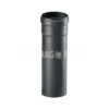 Tubo 25 cm per Stufe Pellet Acciaio Nero Ø80 Apros Pesante - D080T250 acciaio nero verniciato apros v2 anti corrosione