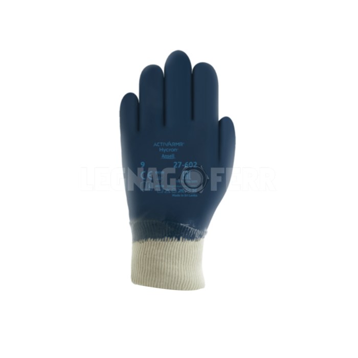 Ansell ActivArmr Hycron 27-602 Guanti Industriali Fodera Jersey Rivestimento di Nitrile Olio legnagoferr