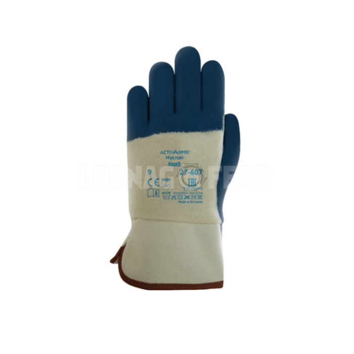 Ansell ActivArmr Hycron 27-607 Guanti Industriali Ultra Robusti per Mansioni Gravose Olio legnagoferr