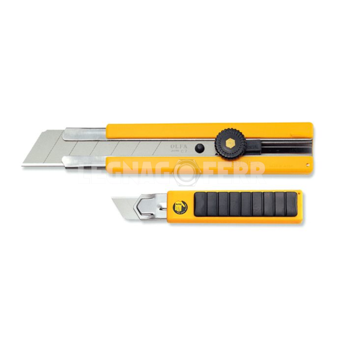 Cutter Taglierino L-1 o H-1 Con Cursore Multiuso Ergonomico - OLFA - immagine 3