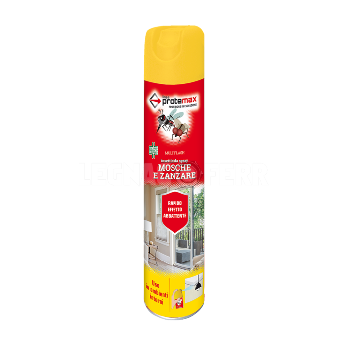 Insetticida Mosche e Zanzare Spray Multiflash Protemax PROTE350 legnagoferr