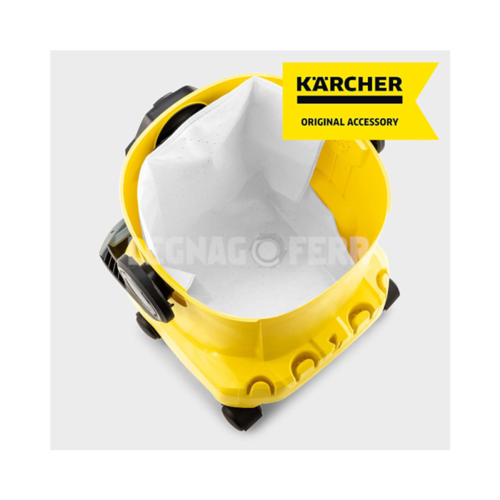 Karcher Sacchetti Filtro in Vello 4 pezzi per WD4, WD5, WD6 KFI 487 2.863-006.0 - immagine 3