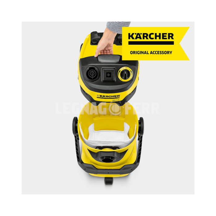 Karcher Sacchetti Filtro in Vello 4 pezzi per WD4, WD5, WD6 KFI 487 2.863-006.0 - immagine 4