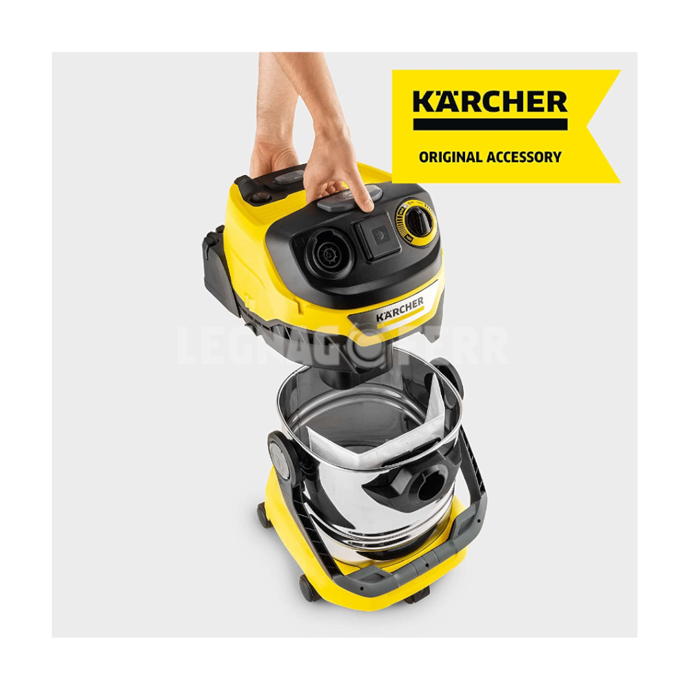 Vendita Karcher 2.863-006.0 Sacchetto Filtro in Vello per Aspiratori WD  4/5/6 Set di 4 Pezzi Beige