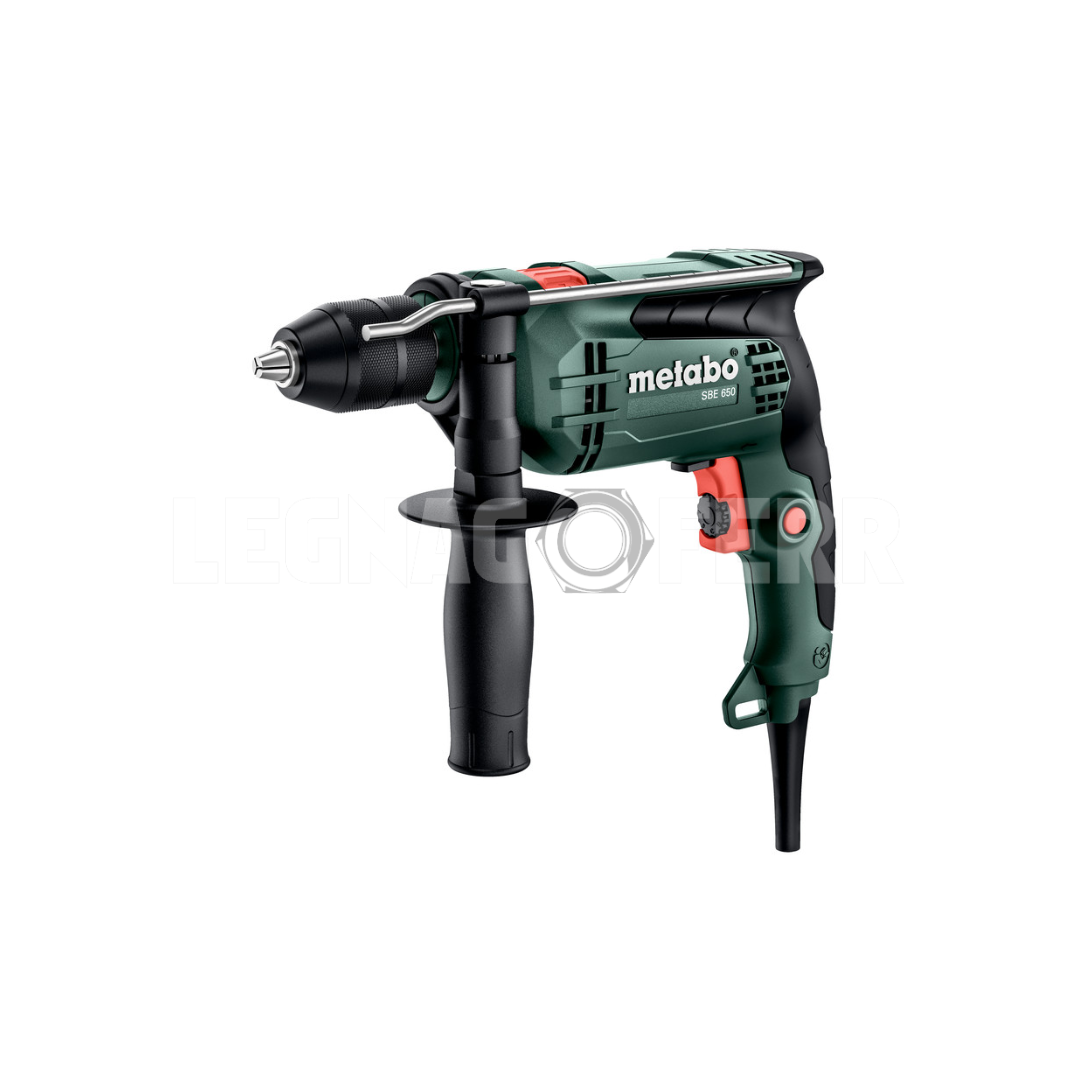 Trapano a Percussione Coppia 10Nm 650 W Metabo SBE 650 1 Metabo SBE 650 Trapano a Percussione Coppia 10Nm 650 W legnagoferr