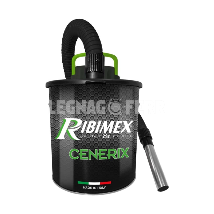 CENERIX Ribimex Aspiracenere Aspiratore Cenere elettrico 1200W 18 Lt