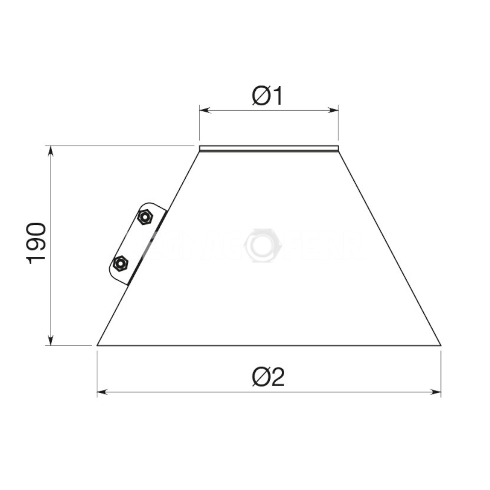 Scossalina 19 cm Acciaio Inox Apros - SS20 3 Scossalina 19 cm Acciaio Inox Apros - SS20 - immagine 3