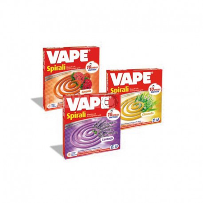 Vape Spirali Profumate Antizanzare 10 Pezzi 2 Confezioni SPIRALI Z