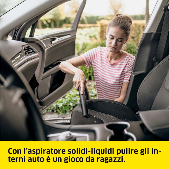 Karcher WD 4 V - 20 / 5 / 22 Aspiratore Solidi Liquidi 1000W 20 lt 1.628-201.0 - immagine 6