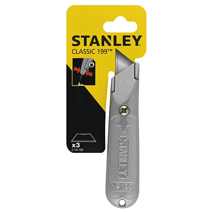 Stanley 2-10-199 Coltello Cutter Taglierino Professionale in Lega di Zinco Lama Fissa - immagine 2
