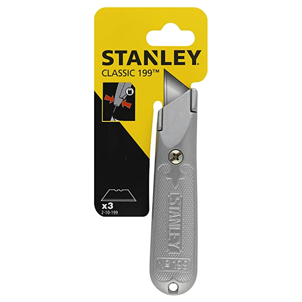 Coltello Cutter Taglierino Professionale in Lega di Zinco Lama Fissa  2-10-199 - STANLEY - Legnagoferr