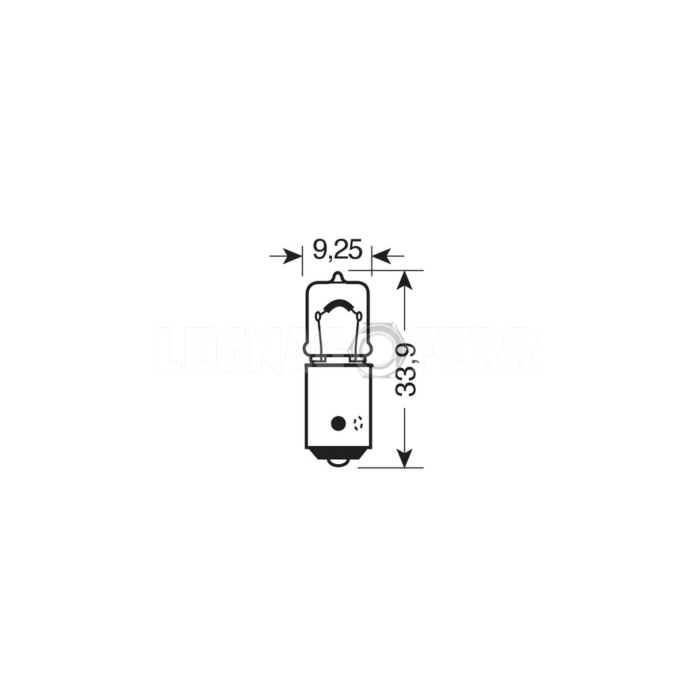 Lampade Alogena H6W 6W BAX9s 12V Lampa 58128 - immagine 2