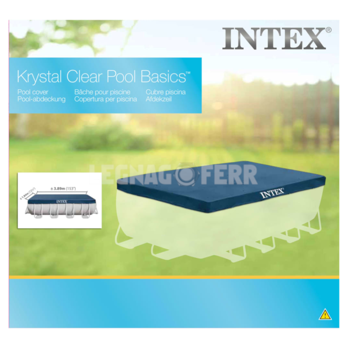 Intex 28037 Telo 4x2 mt di Copertura Piscina in Pvc  - immagine 2
