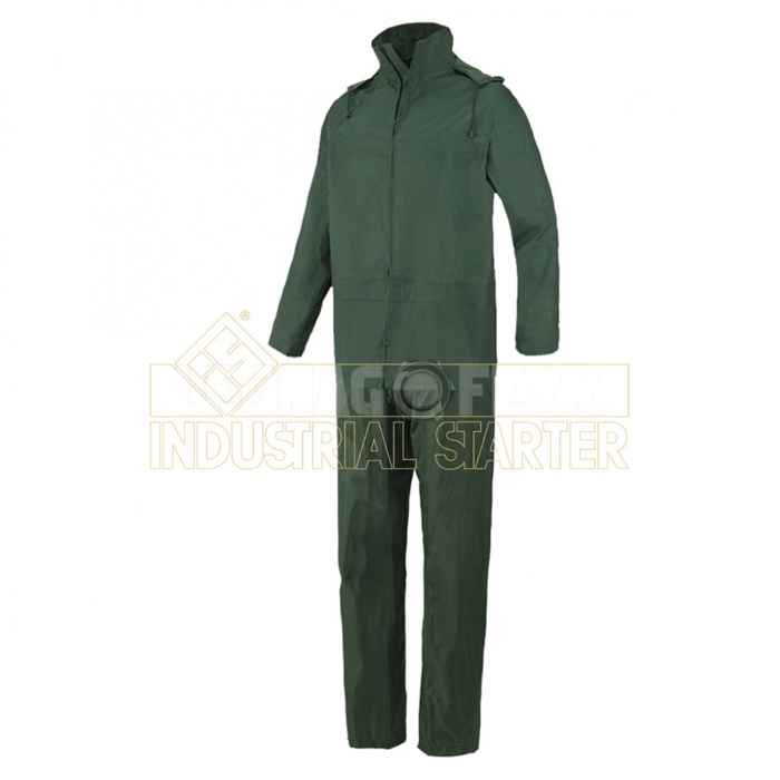Completo Giacca Pantalone Impermeabile Poliestere ISSA 01700 - immagine 2
