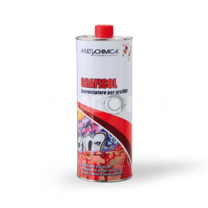 Multichimica 3015 Sverniciatore per Graffiti Grafisol Basico 1 lt legnagoferr