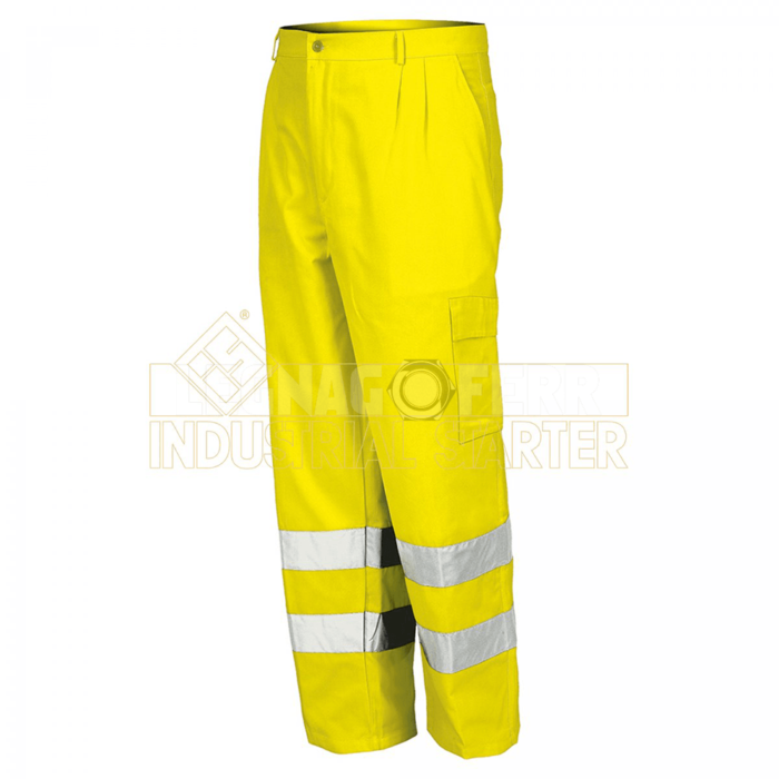 Pantalone Alta Visibilita Cotone Poliestere ISSA 8430N 1 legnagoferr