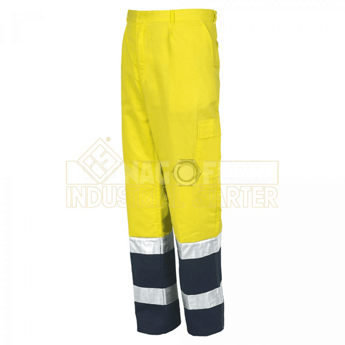 Pantalone Alta Visibilità Cotone Poliestere ISSA 8430N - immagine 2