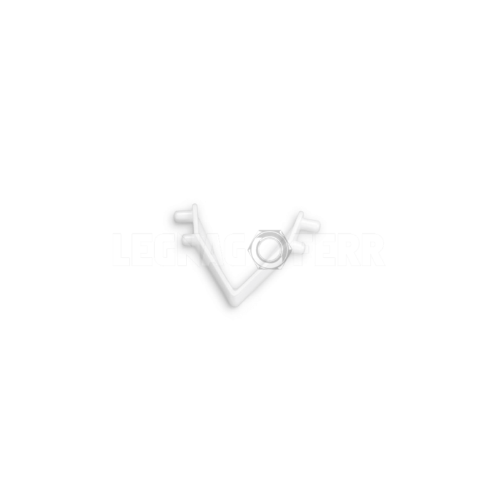intex 10936 pin plastica bianca V con agganci per ultra frame rettangolare ricambio