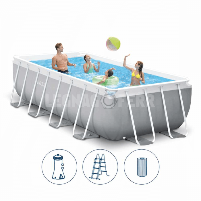 Piscina Fuori Terra Prism Frame Rettangolare 400 x 200 x 100cm Intex 26788 - immagine 2