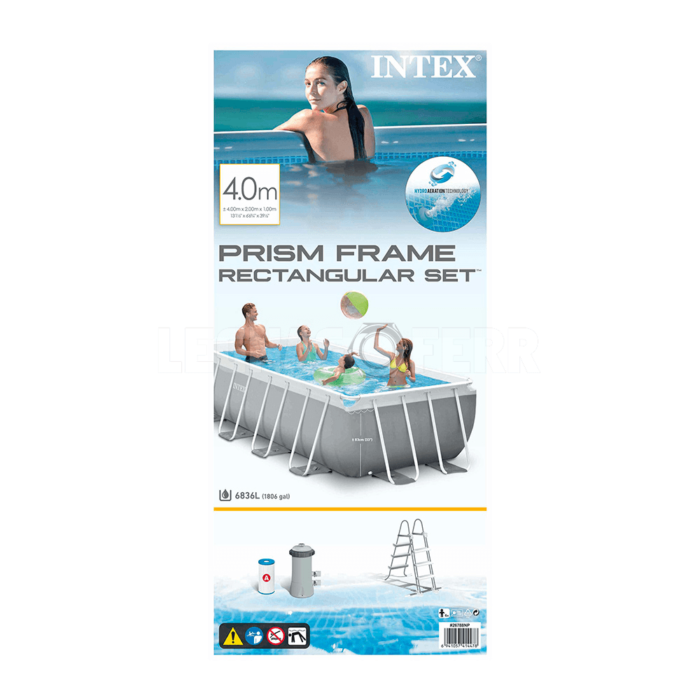 Piscina Fuori Terra Prism Frame Rettangolare 400 x 200 x 100cm Intex 26788 - immagine 3