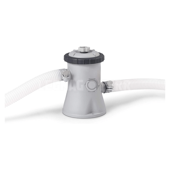 intex 28602 pompa filtro cilindrica grigia alta circa 40 cm con ghiera avvitabile e filtro noin incluso