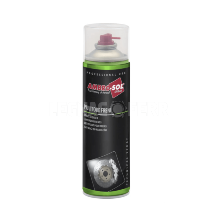 Pulitore Freni Spray 500 ml Detergente Ambrosol A462 legnagoferr