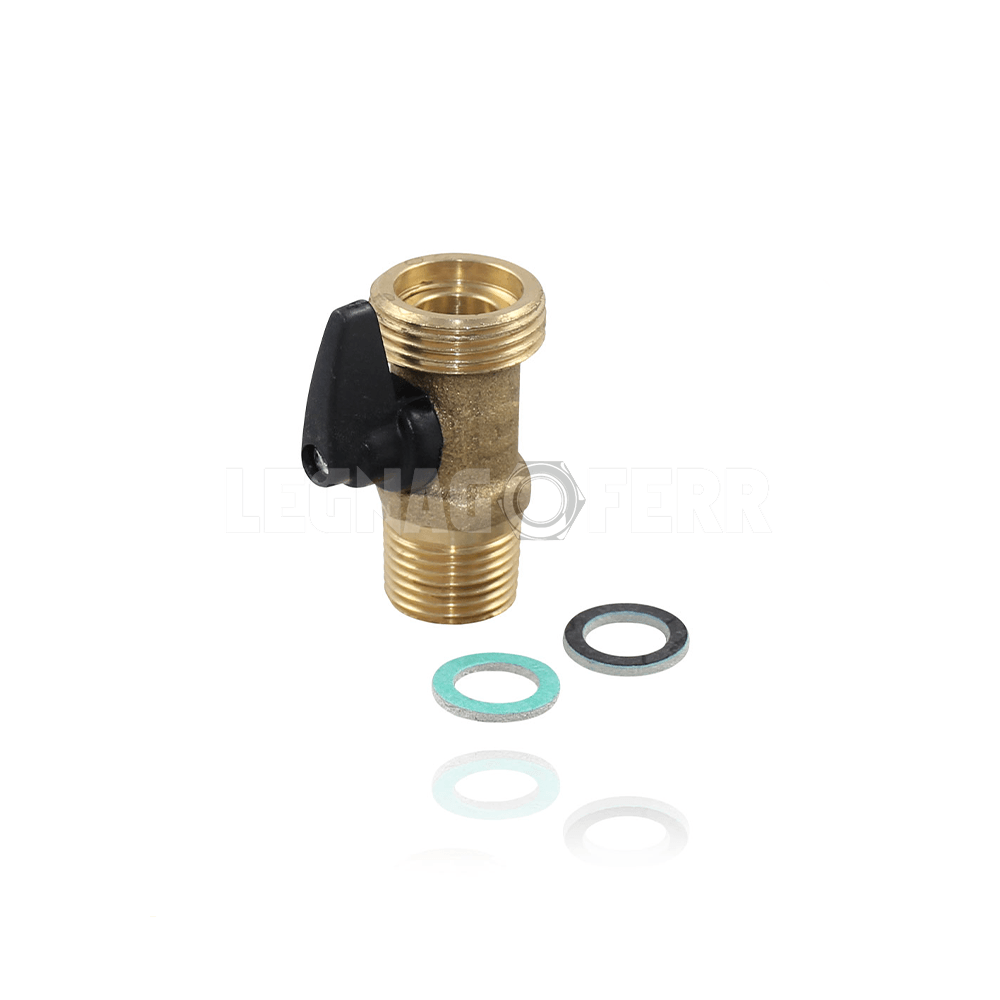 Rubinetto a Sfera 1/2 per Caldaia Ferroli Ricambi 39809010 1 Ferroli 39809010 Rubinetto a Sfera 1/2 per Caldaia Ricambi