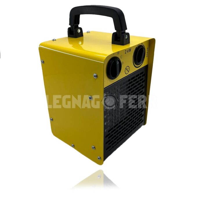 Stufa Elettrica Sikurotech 00830 Termoventilatore Basso Consumo 1000/2000W 160 m3/Ora - immagine 2