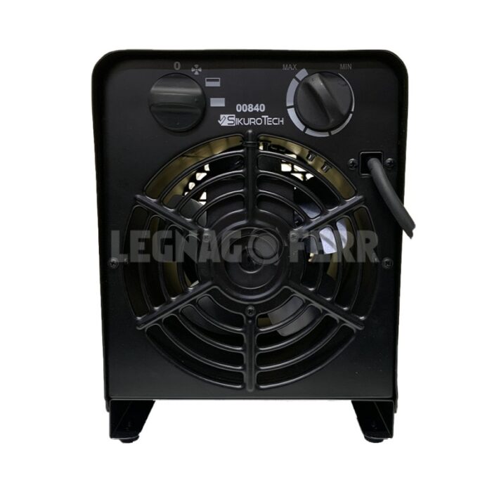 Stufa Sikurotech 00840 Stufetta Termoventilatore 3 Kw Portatile Compatta 220V 387m3/h Termoconvettore - immagine 2