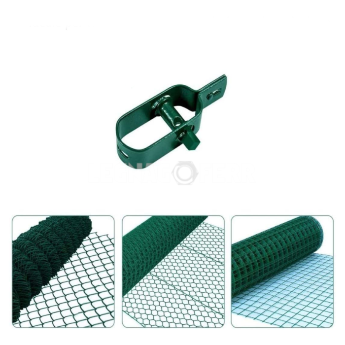 Tendifilo Tenditore Plastificato Verde o Acciaio Zincato (5 Pezzi) per Recinzione, Rete, Stendibiancheria, in Metallo da Giardino per Pali, Vigneti - immagine 3