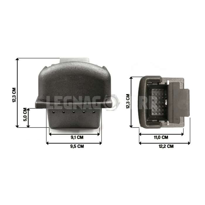 Braciere Viviana Ghisa e Battifiamma per Stufa Pellet Extraflame Nordica Originale 3278221 + 7270191 - immagine 2