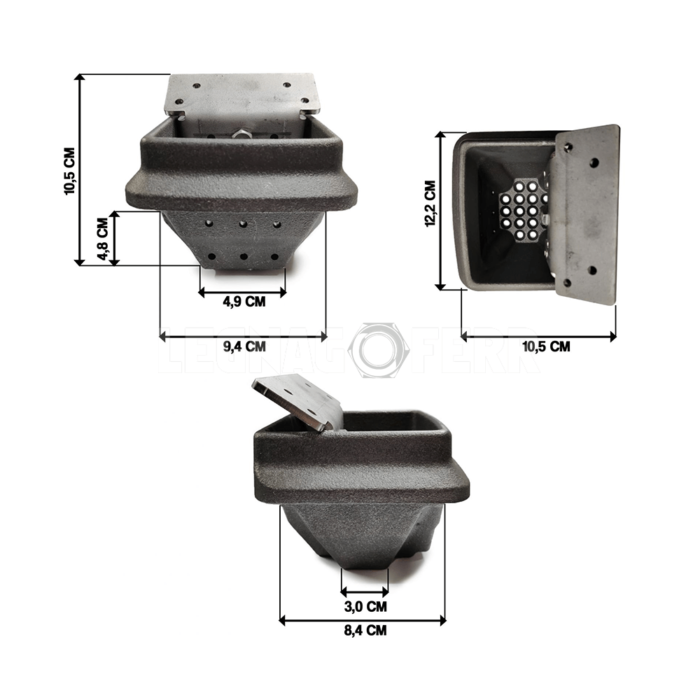 Braciere Ghisa per Stufa Pellet Extraflame Nordica Dorina Originale 3278230 legnagoferr 1