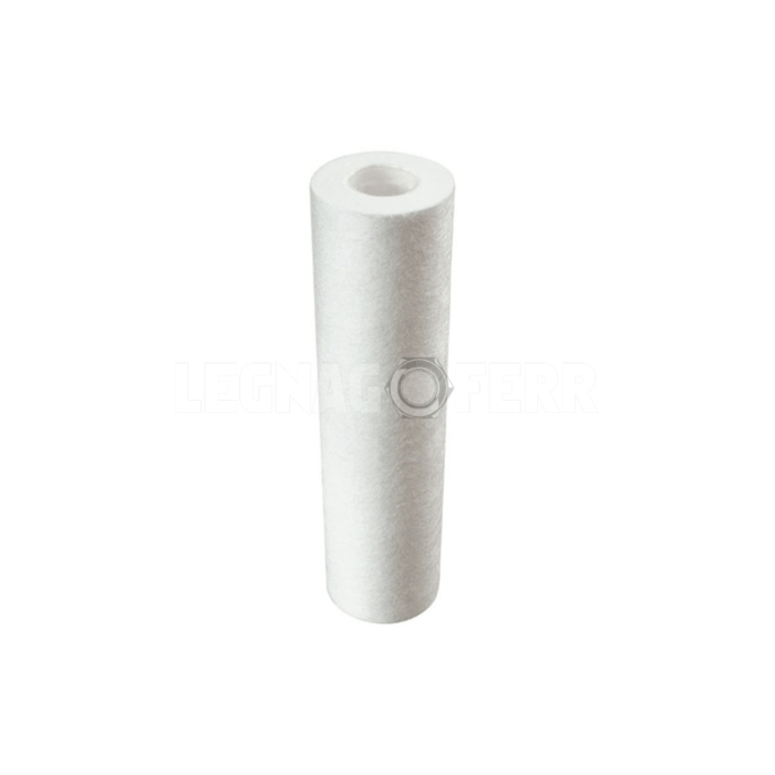 Cartuccia filtro acqua Cartuccia H13 Filtro Acqua Per Depuratore 9'' 3/4 - Disponibili Vari Livelli di Filtrazione (Micron) bianca cilindrica con rete
