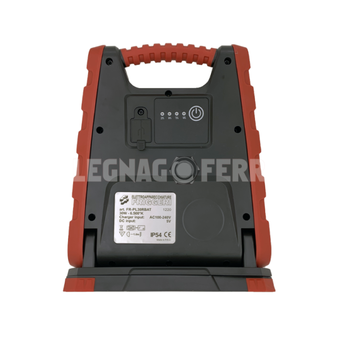 Lampada LED da Lavoro Faro 30W 6500K 2800lm Base Magnetica Power Bank Friggeri - immagine 2