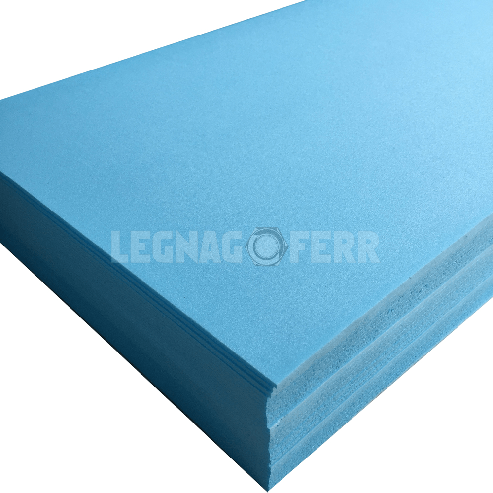 Lastra Polistirolo Azzurro Termoisolanti Polistirene Espanso 50 x 100 cm -  Legnagoferr