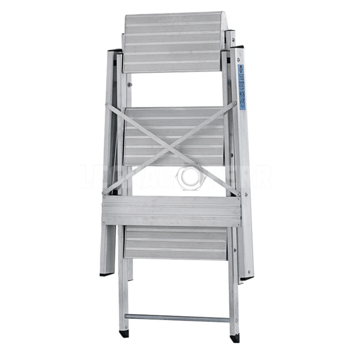 Sgabello Professionale in Alluminio Gradini 200 mm STP PRATIKO - immagine 2