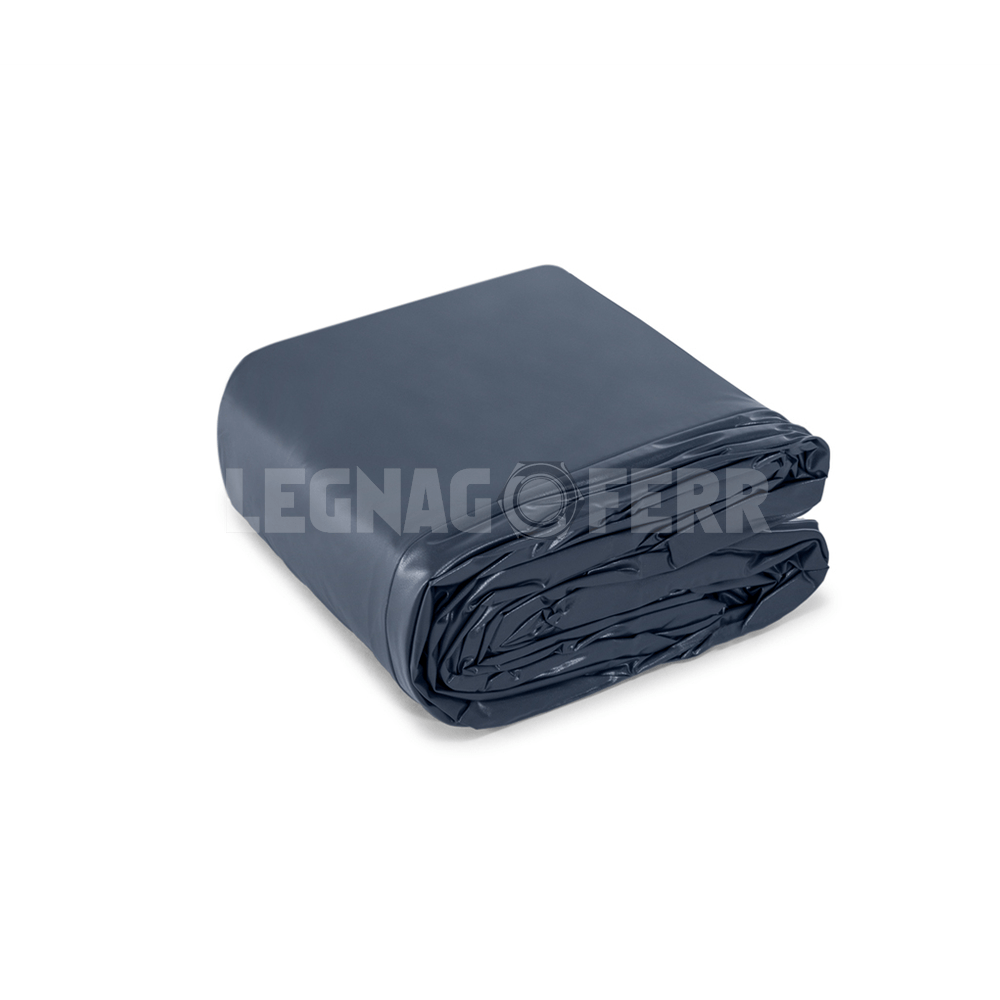 Intex 11054 Telo di Copertura Invernale Piscine Fuori Terra 427 cm 1 intex 11054 copertura per ultra frame telo nylon flessibile blu scuro per piscine rotonde 427 cm