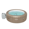 idromassaggio 6 posti gonfiabile 196x71 colore beige