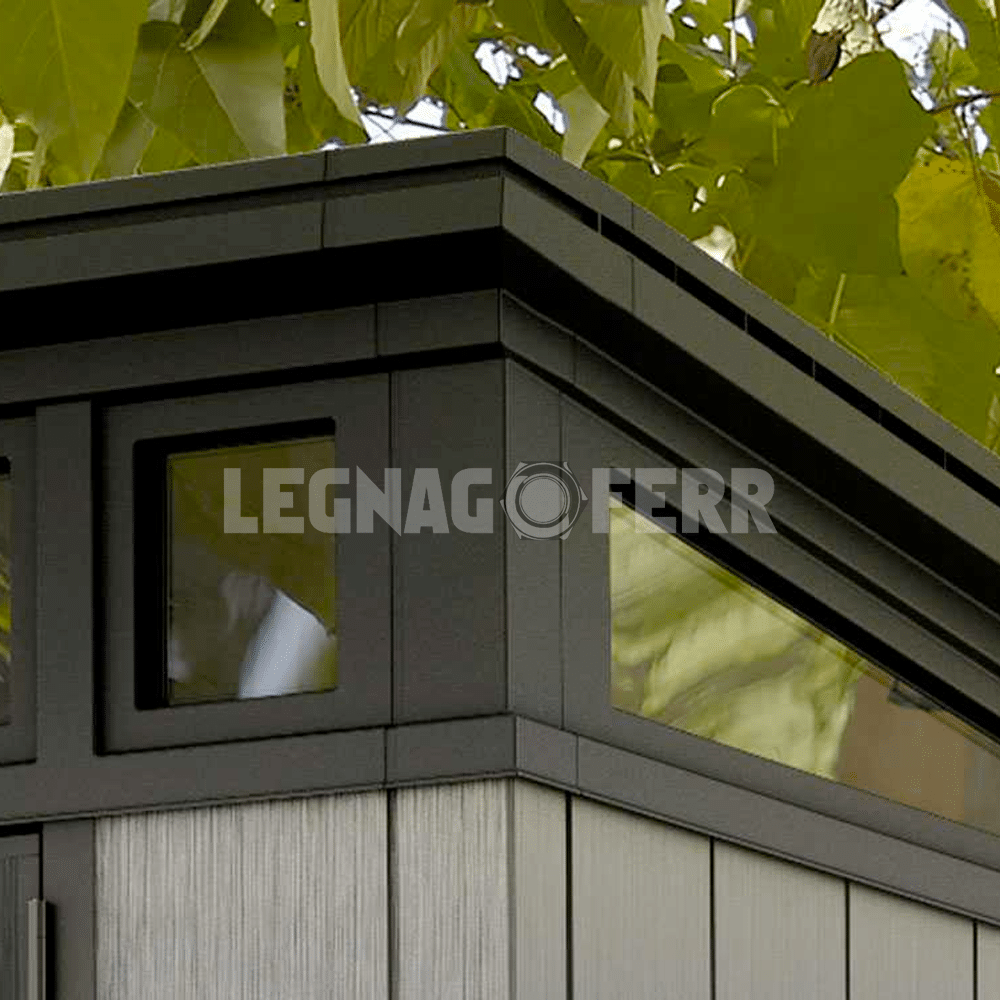 Keter Artisan 9x7 Casetta da Giardino Grigio 277x218x226 cm 8 keter artisan 9x7 legnagoferr6