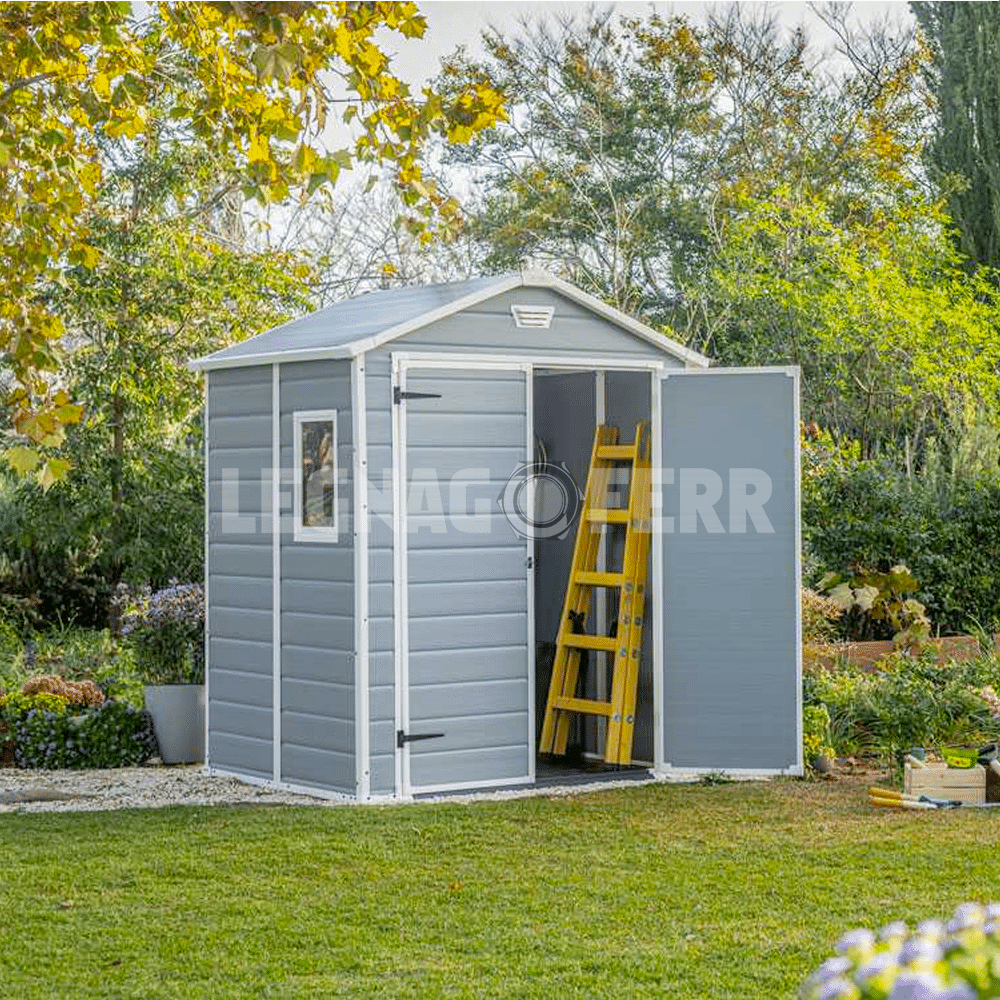 Keter Manor 6x5 Casetta da Giardino Grigio 185x152x226 cm 4 keter manor 6x5 legnagoferr3