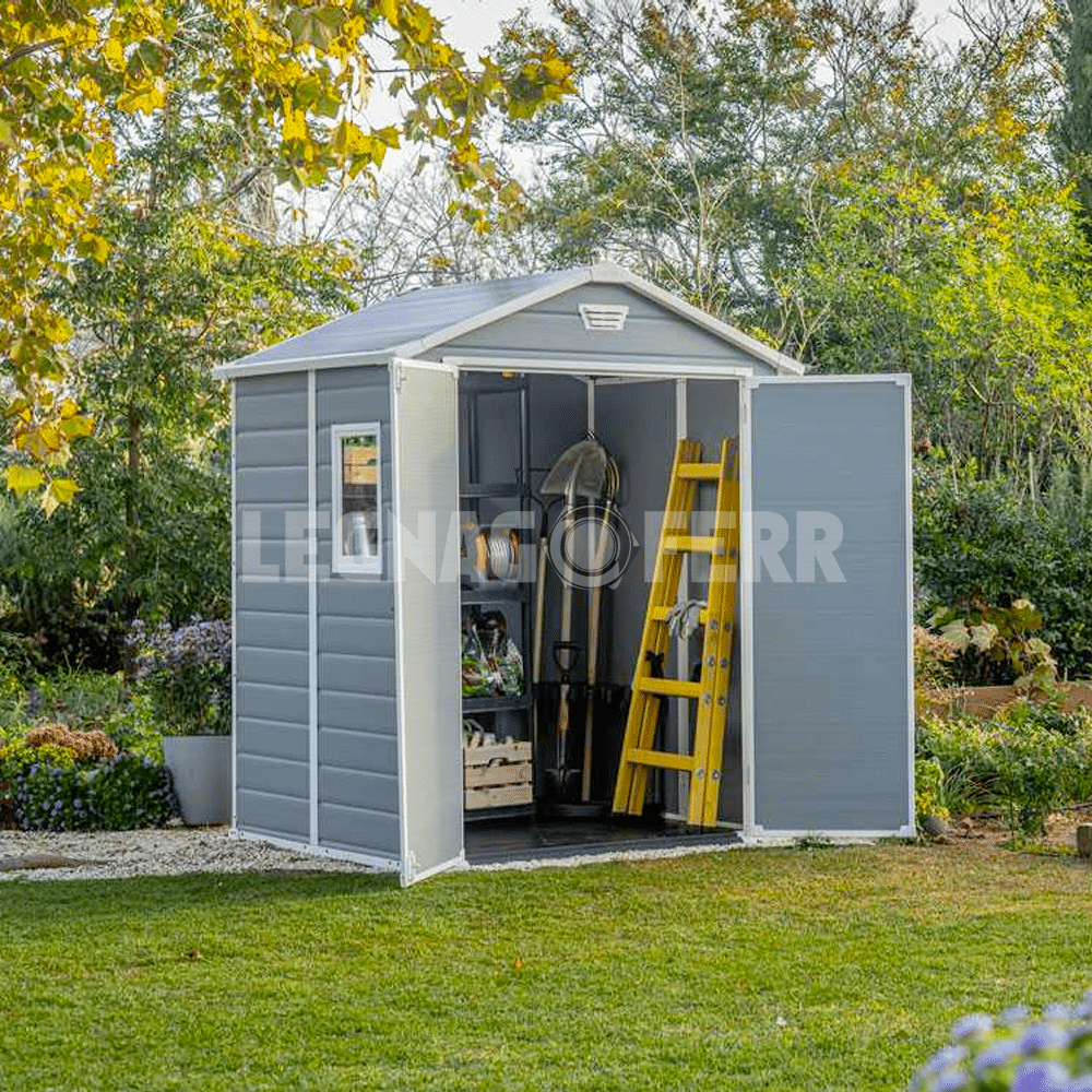 Keter Manor 6x5 Casetta da Giardino Grigio 185x152x226 cm 5 keter manor 6x5 legnagoferr4