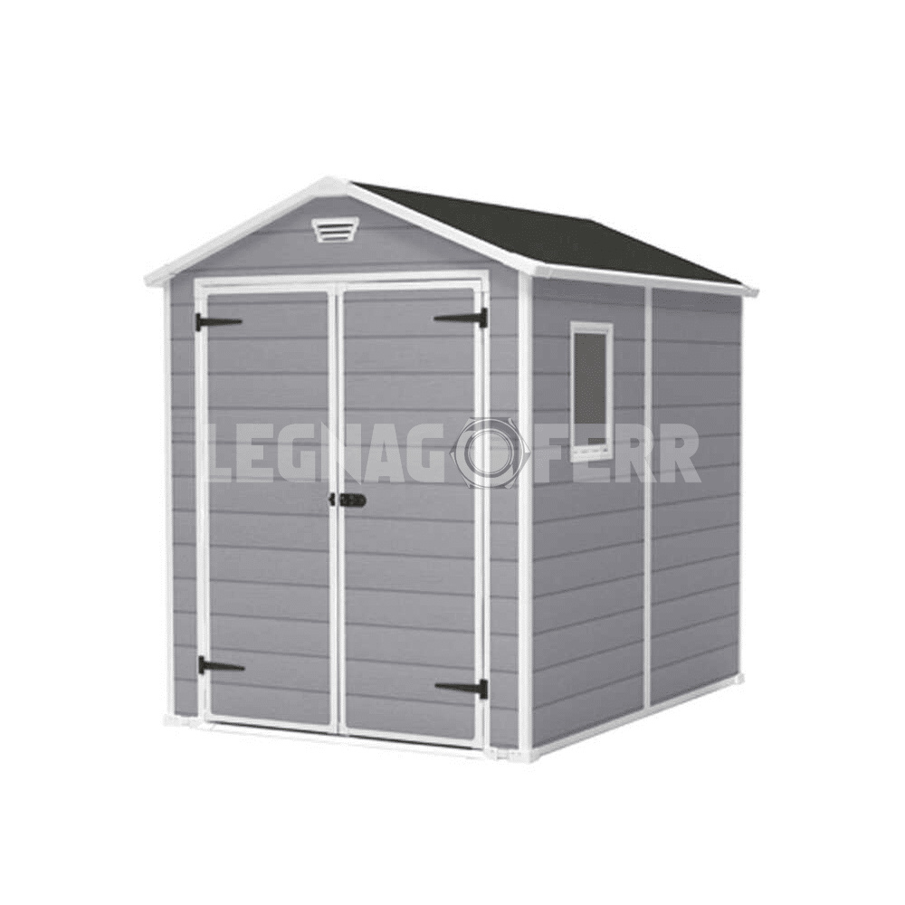 Keter Manor 6x8 Casetta da Giardino Grigio 186x237x227 cm 3 keter manor 6x8 legnagoferr2
