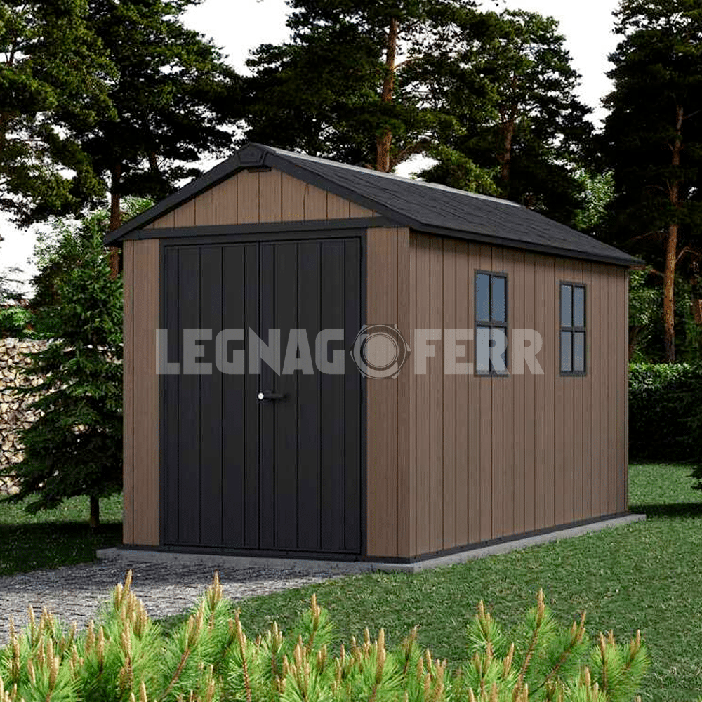 Keter Newton Plus 7511/1175 Casetta da Giardino 230x350x246 cm 4 keter newton plus 7511 legnagoferr1
