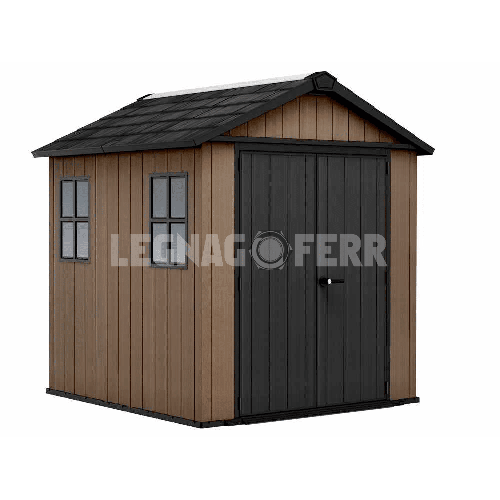Keter Newton Plus 757/775 Casetta da Giardino 230x223x246 cm 7 keter newton plus 757 legnagoferr6