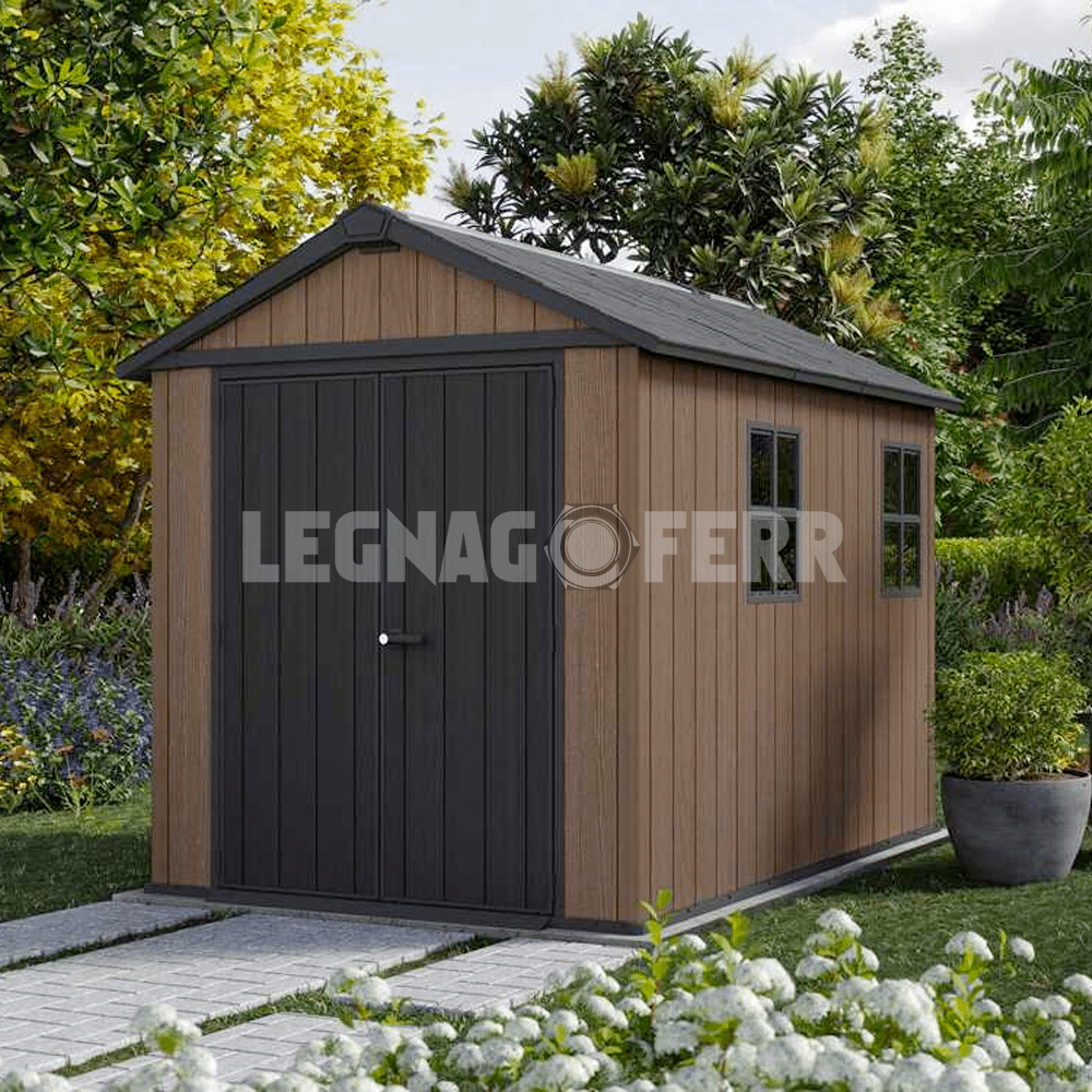 Keter Newton Plus 759/975 Casetta da Giardino 230x287x246 cm 4 keter newton plus 759 975 legnagoferr1