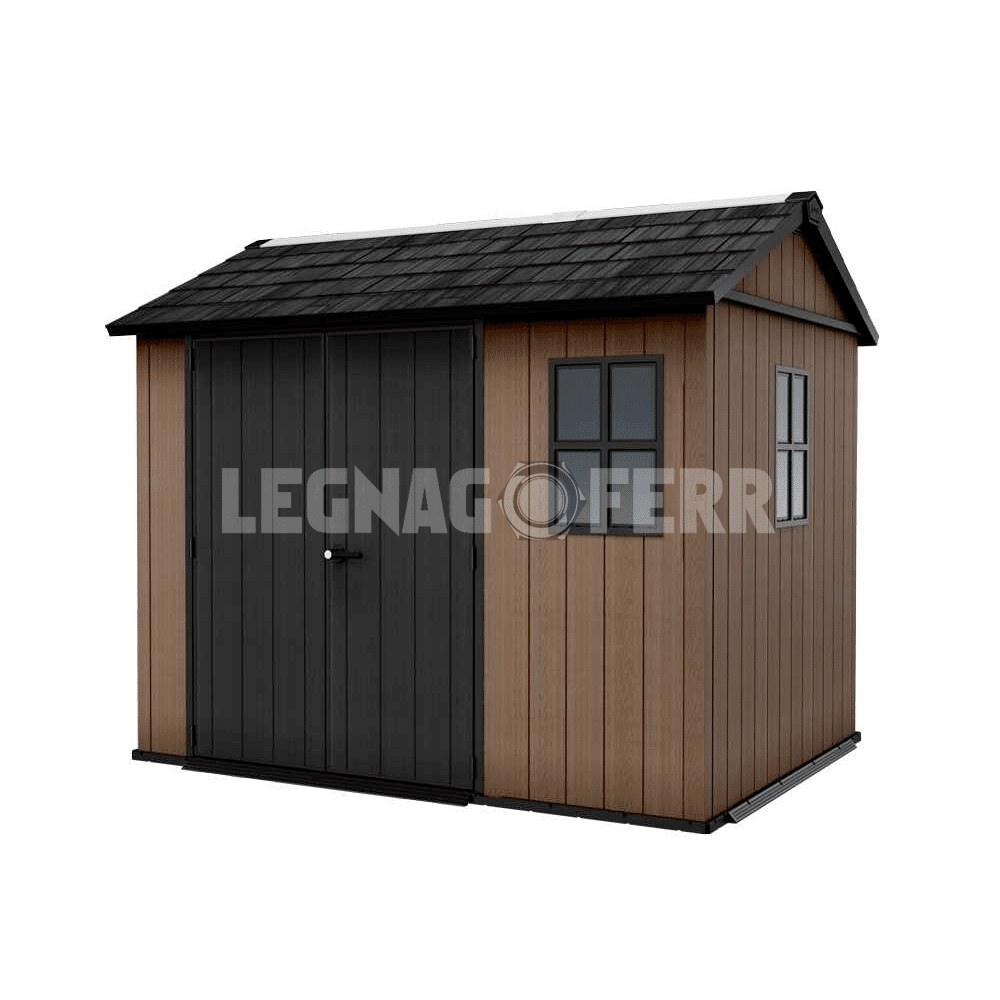 Keter Newton Plus 759/975 Casetta da Giardino 230x287x246 cm 11 keter newton plus 759 975 legnagoferr10